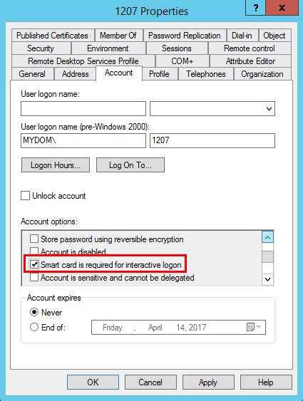 disable smart card windows 10 registry|active directory smart card.